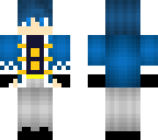 cool blue haired guy