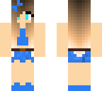 cute girl blue