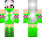 edited and fixed green girl ninja w purple