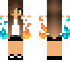 fire and water girl
