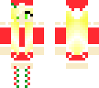 girl christmas blonde disaster