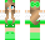 green cat girl