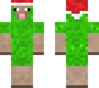 green santa sheep