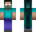 herobrine with stuff on