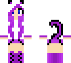 purple panda girl