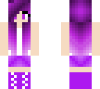 purple spring girl