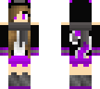 purple wolf girl
