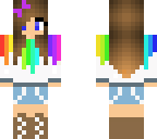 rainbow girl