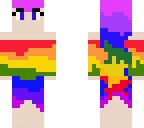 rainbow girl