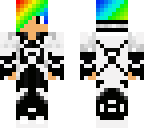 rainbow hair boy
