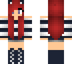red hair cat girl