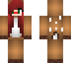 red headed reindeer