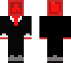 red slime in a suit