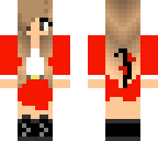 santa girl cat skin