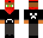 black and red bandit