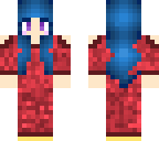 blue haired girl