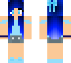 blue haired girl