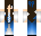blue medieval girl