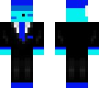 blue slime with sunglases