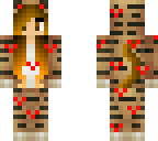 brunet tiger with red hearts not blood lol
