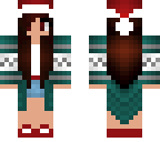 christmas cardigan girl