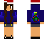 christmas hoodie girl