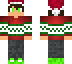 christmas jumper - green