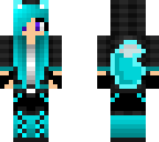 cool blue fox girl