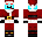 cool blue guy santa