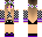 cute checkered girl