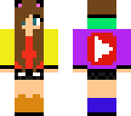 cute colorful youtuber