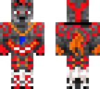 fiery wolf