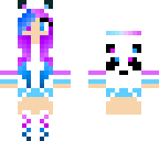 galaxy panda girl