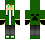 green shy teen