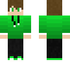 green sweatshirt boy