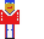 guy in red winter jacket