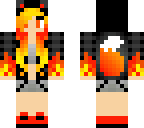 hooded fire wolf