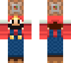 mario and minecraft  steve