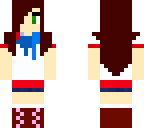me as a school girl in a sailor suit
