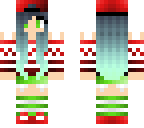 pretty elf chritmas tomboy girl skin