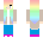 rainbow girl
