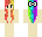 rainbow hair