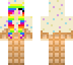 rainbow ice cream girl