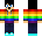 rainbow shirt cool gamer