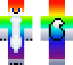 rainbow wolf