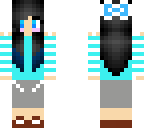 random girl that likes blue