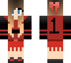red and black cheerleader