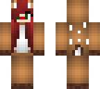 red headed reindeer