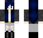 requested emo girl with blue hair