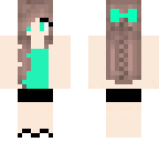 teal cute girl